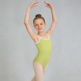 thumbnail image 3 of Agkizg Girls Ballets Leotard for Dance, Solid Color Sleeveless Tank Practice Leotard Crew Neck Stretchy Bodysuit, Sizes 3-15 Years, 3 of 6
