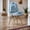 Transparent Blue, variant on LeisureMod Cresco Plastic Molded Dining Side Chair – Modern Design, Ergonomic Comfort, Stylish Home Décor, Easy to Clean, Versatile for Dining Room, Kitchen, and Office (Clear)
