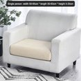 thumbnail image 1 of CAROOTU Solid Color Thicken Elastic Sofa Seat Cushion Cover Furniture Protector Corn, 1 of 5