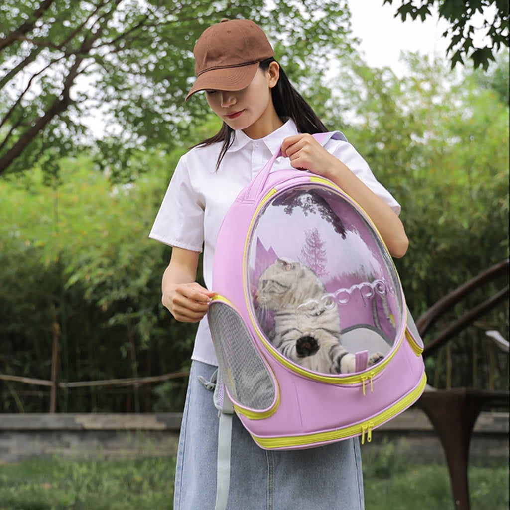 Stylish and Durable Cat Travel Carrying Bag Pet Backpack Perfect for Outdoor Activities and Shopping