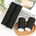 thumbnail image 2 of 50/100 Uds. Bandas negras para el cabello para mujeres y niñas, banda de goma elástica alta, lazos para el cabello, coleteros, accesorios, 2 of 5
