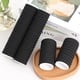 thumbnail image 2 of 50/100 Uds. Bandas negras para el cabello para mujeres y niñas, banda de goma elástica alta, lazos para el cabello, coleteros, accesorios, 2 of 5