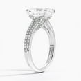 thumbnail image 2 of Dash Jewel 14K White Gold Plated Ring - Prong Set 1.9 Ct Radiant Cut Lab Created Diamond Ring - Engagement Wedding Ring - Latest Engagement Diamond Ring For Women's - Personalised Gifts for Men's, 2 of 7