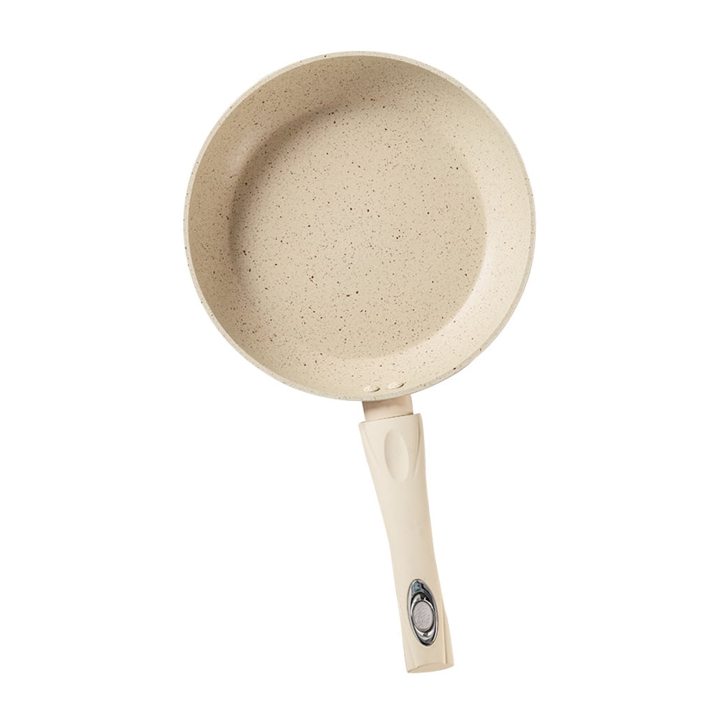 FONDOTIN Aluminum Frying Pan with Non-Stick Maifan Stone Coating and Handle, Cookware for Home Kitchen Use