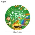 thumbnail image 3 of Linnome Irish St Patrick's Day Themed Disposable Party Tableware Clovers Print Plates Napkins And Cups, 3 of 6