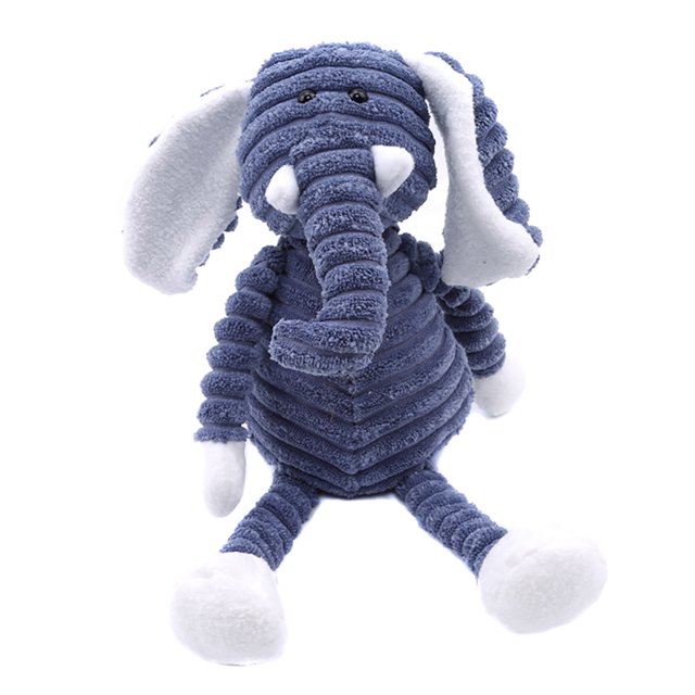 33 cm lindo animal de peluche de juguete raya bebé elefante conejo juguetes de peluche suaves niños Toysv