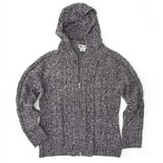 Faded Glory - Women's Hooded Cable Knit Sweater