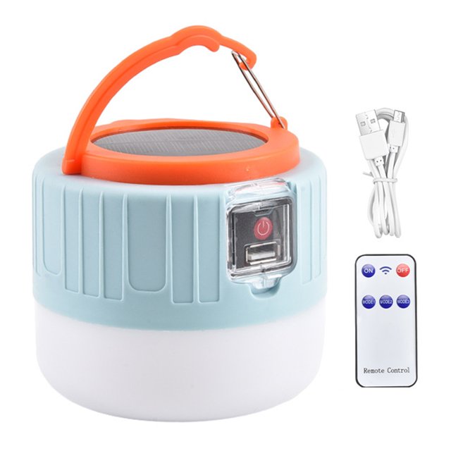 La Carpa Al Aire Libre para Acampar Del Campamento Uso (1600 MAh) Azul