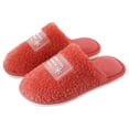 thumbnail image 5 of Vedolay Slippers for Women Indoor Soft Plush Warm Lightweight Non-Slip House Slippers Red,41, 5 of 5