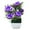 Purple, variant on 1Pc Potted Artificial Flower Bonsai Performance Stage Garden Home Party Decor