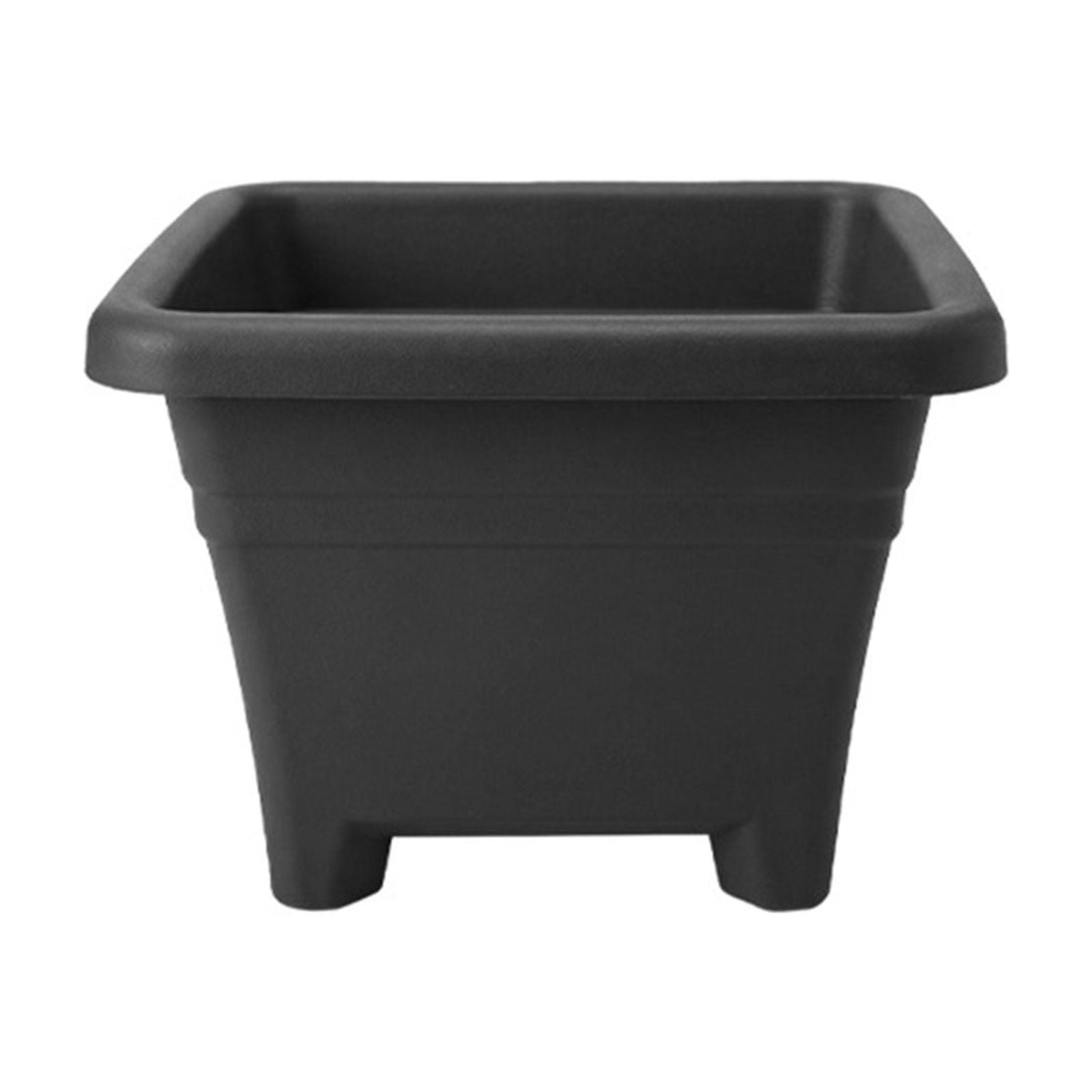 Large Square Plastic Planter, 11" x 11" Breathable Root Control Pot for Indoor & Outdoor Gardening