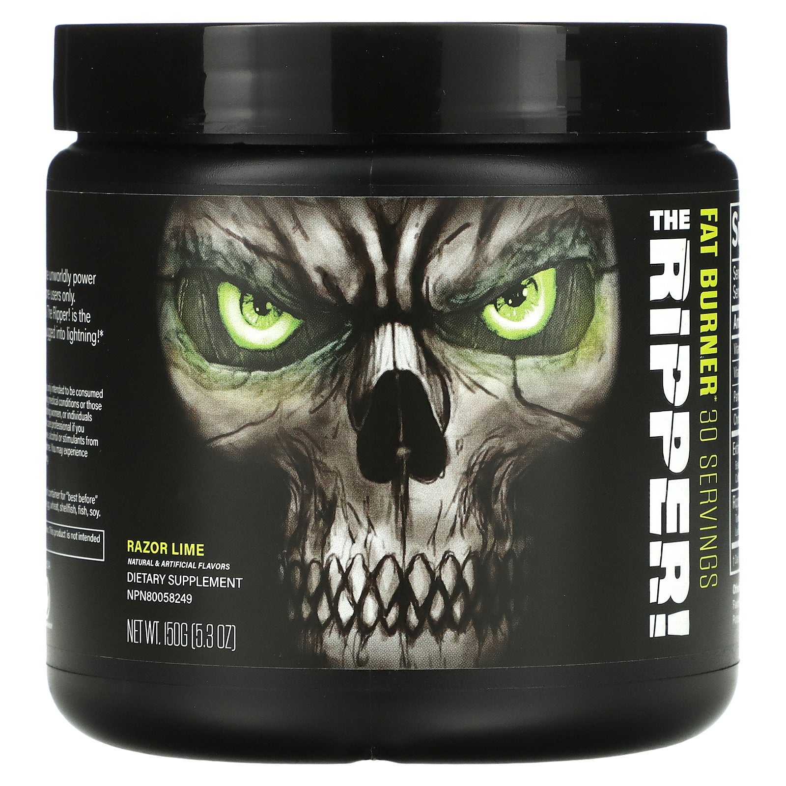 The Ripper, Fat Burner, Razor Lime, 5.3 oz (150 g), JNX Sports