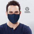 thumbnail image 3 of Máscara protectora reutilizable en 5 capas, lavable y duradera con clip nasal insertado, máscara protectora para uso diario, azul JAMW Sencillez, 3 of 5