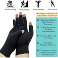 thumbnail image 3 of 2 Pairs Arthritis Compression Gloves, For Arthritis, Rheumatoid, Arthritis, Carpal Tunnel Pain, Compression Gloves For Arthritis For Women Men, Glov, 3 of 5