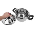 thumbnail image 6 of Autrinix High Pressure Cooker 6.35 Qt, Fast Cooking, Multi-Use with Safety Valve & Induction Stove Compatibility for Healthy Meals, 6 of 11