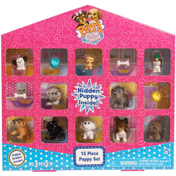 Puppy In My Pocket 15 Piece Collector Set Walmart Com Walmart Com