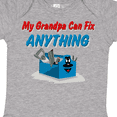 thumbnail image 4 of Inktastic Fix Anything Grandpa Boys or Girls Baby Bodysuit, 4 of 5