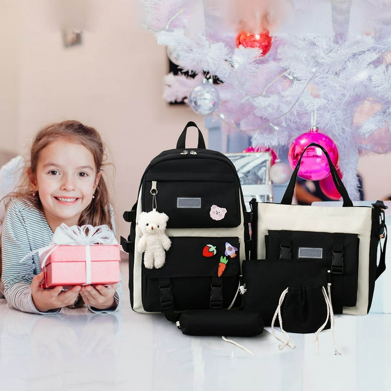 RKZDSR Backpack Set - 5-Piece Large Capacity Backpack with 