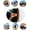 thumbnail image 3 of Sombrero con visera para mujer, hombre y niña, gorra deportiva ajustable para la playa, protección UV para exteriores, gorra transparente Ormromra CZYD-ST29-1, 3 of 6