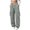 Gray women cargo pants a1, variant on Women's Cargo Pants Drawstring Loose Long Pants Solid Casual Streetwear Lounge Activewear Workout Baggy Trousers Fall Fashion Outfits, Black S