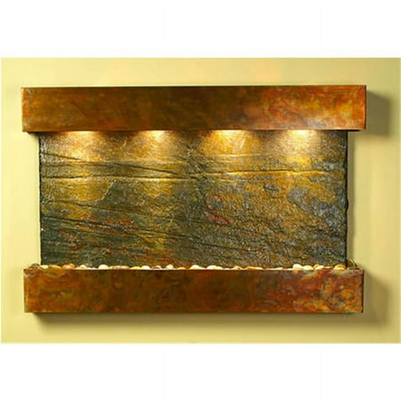 Adagio SSS1002 Sunrise Springs - Green Natural Slate Wall Fountain