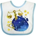 thumbnail image 3 of Inktastic Libra Constellation Zodiac Sign Illustration Boys or Girls Baby Bib, 3 of 4