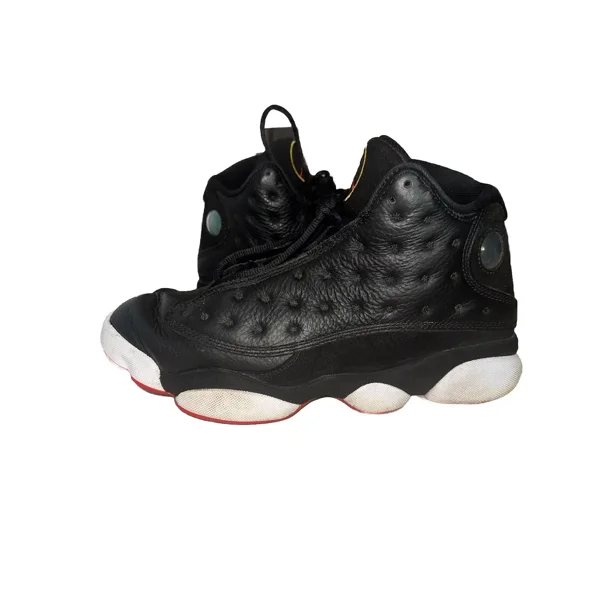 Ni - ke Ni - ke Mens Air Jordan 13 414571-062 Black Basketball Shoes Gym Sneakers Size 9.5