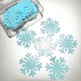 thumbnail image 1 of 50 piezas de adornos comestibles para tartas con forma de copo de nieve, adornos comestibles para tartas, copos de nieve para cupcakes de invierno, para tartas de cumpleaños con temática de, 1 of 1