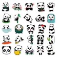 thumbnail image 2 of Pegatinas de panda, 50 pegatinas de graffiti creativas y modernas, pegatinas decorativas de dibujos animados para equipaje, scooter, tableta y coche, 2 of 4