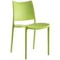 thumbnail image 1 of Modway Hipster Chaise Latérale de Salle à Manger Moderne en Plastique de 32 Pouces, Vert, 1 of 4