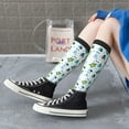 thumbnail image 3 of Lsque Cartoon Sea Creatures Printed Crew Socks Men's Women's LightWeight Thin Casual Calf Socks ,Knee High Socks,Cotton Socks, 3 of 9