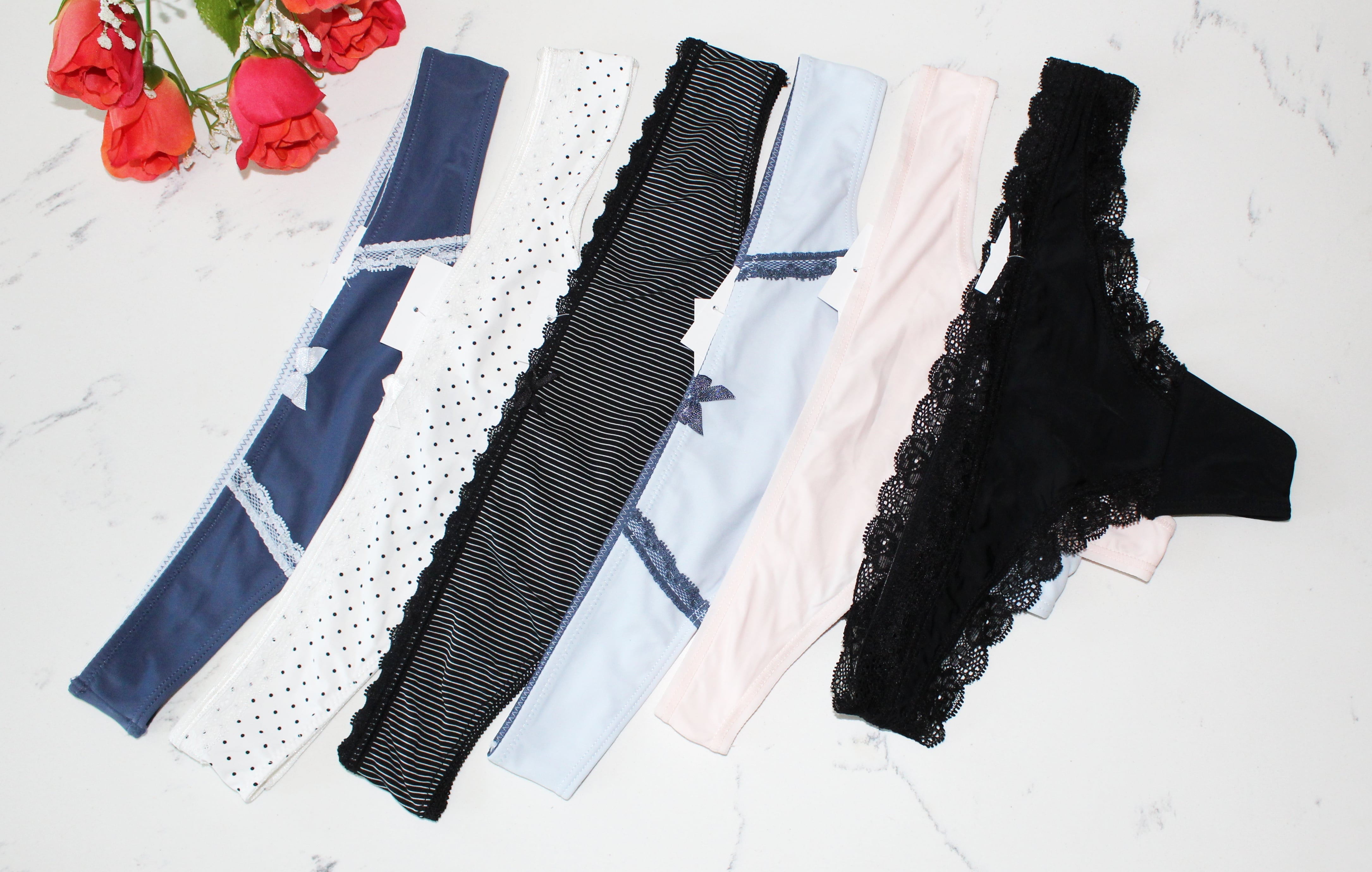 Women's Assorted Cheeky Panties, 12 Pack