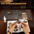 thumbnail image 4 of 3D Wooden Puzzle Bookends Miniature House Kit, DIY Toy House Kit,Mini Model for Bookshelf Insert Decor for Adults Teens, 4 of 6