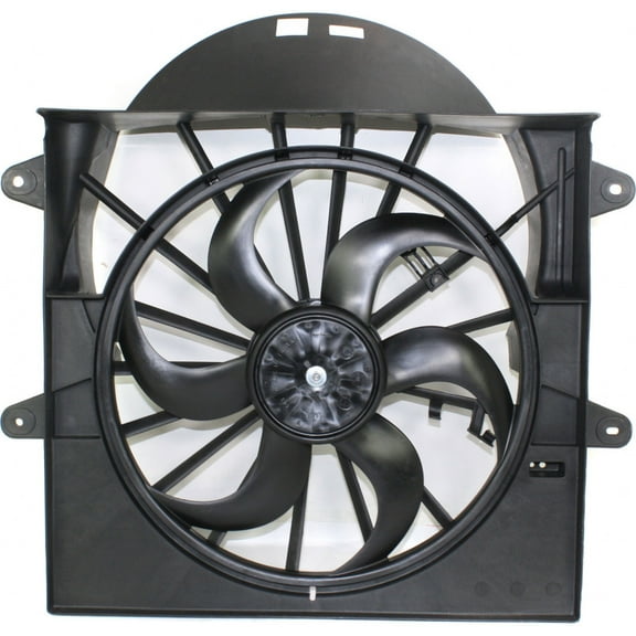 For Jeep Grand Cherokee Cooling Fan Assembly 2005 2006 2007 2008 | Radiator/A/C Condenser 3.7L/4.7L For CH3117102 | 5143209AB