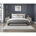 thumbnail image 2 of Lexicon Linna Chenille Upholstery Queen Platform Bed in Beige, 2 of 4