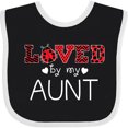 thumbnail image 3 of Inktastic Loved by My Aunt Cute Ladybug Boys or Girls Baby Bib, 3 of 4