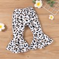 thumbnail image 4 of WOYY Toddler Girls Outfits Long Sleeve T-Shirt Leopard Print Flared Pants Set, Sizes 2-3T, 4 of 8