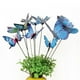 thumbnail image 1 of 12 Piezas de Decoración de Jardín de Mariposas Plástico + Herramienta de Artesanía de Jardín ricolaje Macarena Sembradora de mariposas Estacas Decoración, 1 of 6
