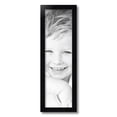 thumbnail image 2 of ArtToFrames 7" x 24" Satin Black Picture Frame, 7x24 inch Black Wood Poster Frame (WOM-1451), 2 of 8