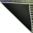 thumbnail image 3 of Addison Rugs Chantille Indoor/Outdoor Traditional Stripes Purple Washable Round Rug, 8' x 8', 3 of 6