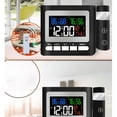 thumbnail image 2 of Atomic Radio Controlled Projection Alarm Clock w/Date, Temperature, Week, Alarm Status, Backlight -mains powered/battery operated_Special Gift, 2 of 3
