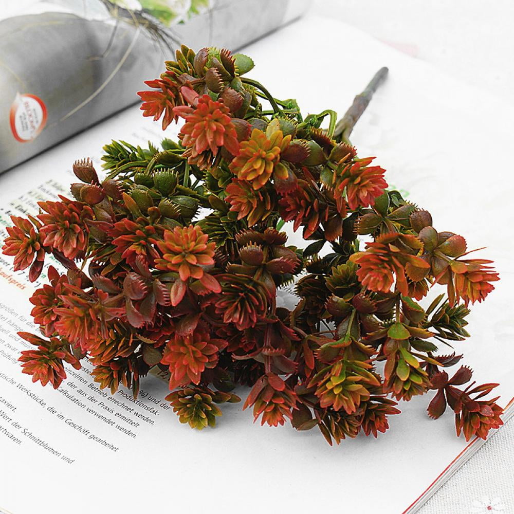 Keimprove Artificial Small Succulents Bulk Pack Plastic Succulent