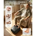 thumbnail image 6 of FSA Eligible HSA Shiatsu Foot Massager Machine,Electric Heated Feet Massager for Plantar Fasciitis, Kneading Vibration Compression, Detachable Sleeve,Christmas Gifts for Dad Men, 6 of 7