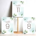 thumbnail image 3 of Succulent Design Table Number Cards Double Sided Party Table Numbers for Reception Baby Shower Anniversary Birthday Bridal Party 4x6 25 Pcs, 3 of 3