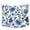Blue, variant on Blue Flowers Tapestry for Bedroom Wall Hanging Tapestry, Spring Rustic Watercolor Floral Leaves Ceiling Backdrop Tapestries Poster Blanket Wall Decor for Teens Room Living Room Dorm 59" x 90"