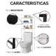 thumbnail image 3 of Estante Organizador para Baño | 3 Niveles | Acero Inoxidable | Mueble de Almacenamiento | Multifuncional Compacto Armable Portatil…, 3 of 5