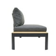 thumbnail image 4 of Amazonia Portofino 2-Piece, 100% FSC  Teak & Aluminum, Patio Modular Set with Olefin Cushions, 4 of 13