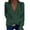 Green, variant on MRULIC chiffon blouses for women Elegant Womens Chiffon Blouse Lantern V Neck Casual Long Sleeve Dot Blouses Shirts Spring Summer Autumn Tunic Tops Plus Size Lace Blouses For Women Green + S