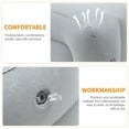 thumbnail image 2 of CIMAXIC Inflatable Foot Rest Pillow for Outdoor Use Comfortable PVC Light Grey 1 Set,15.75"X14.96"X11.42", 2 of 5
