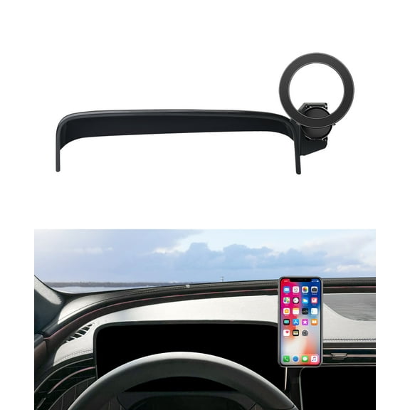 MaserWeller Car Phone Holder for 2024 2025 Mercedes Benz E-class Accessories 12.3-Inch Digital Instrument Cluster Screen Fixed Clip, Phone Mount Compatible with MagSafe, Cell Phone Holder